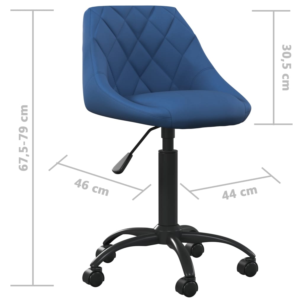 Bürostuhl Rosa Samt