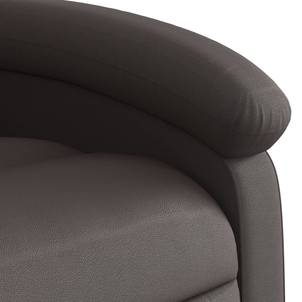 Relaxsessel Echtleder Schwarz