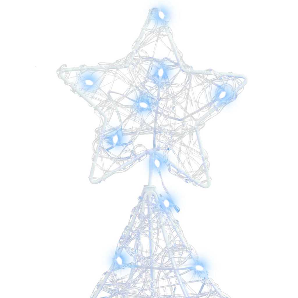 Weihnachtsbaum mit 100 LEDs Warmweiß 120 cm Acryl