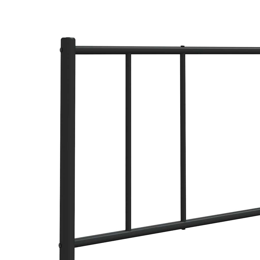 Ersatz-Kopfteil Metall Schwarz 80 cm