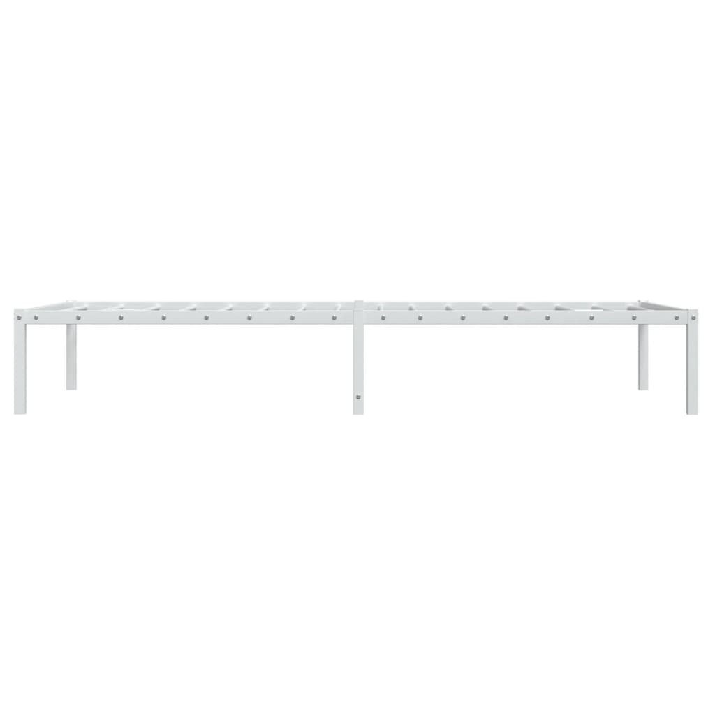 Bettgestell Metall Schwarz 75x190 cm