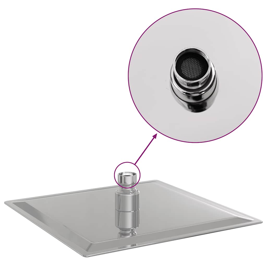 Regenbrause Edelstahl 304 30 cm Rund