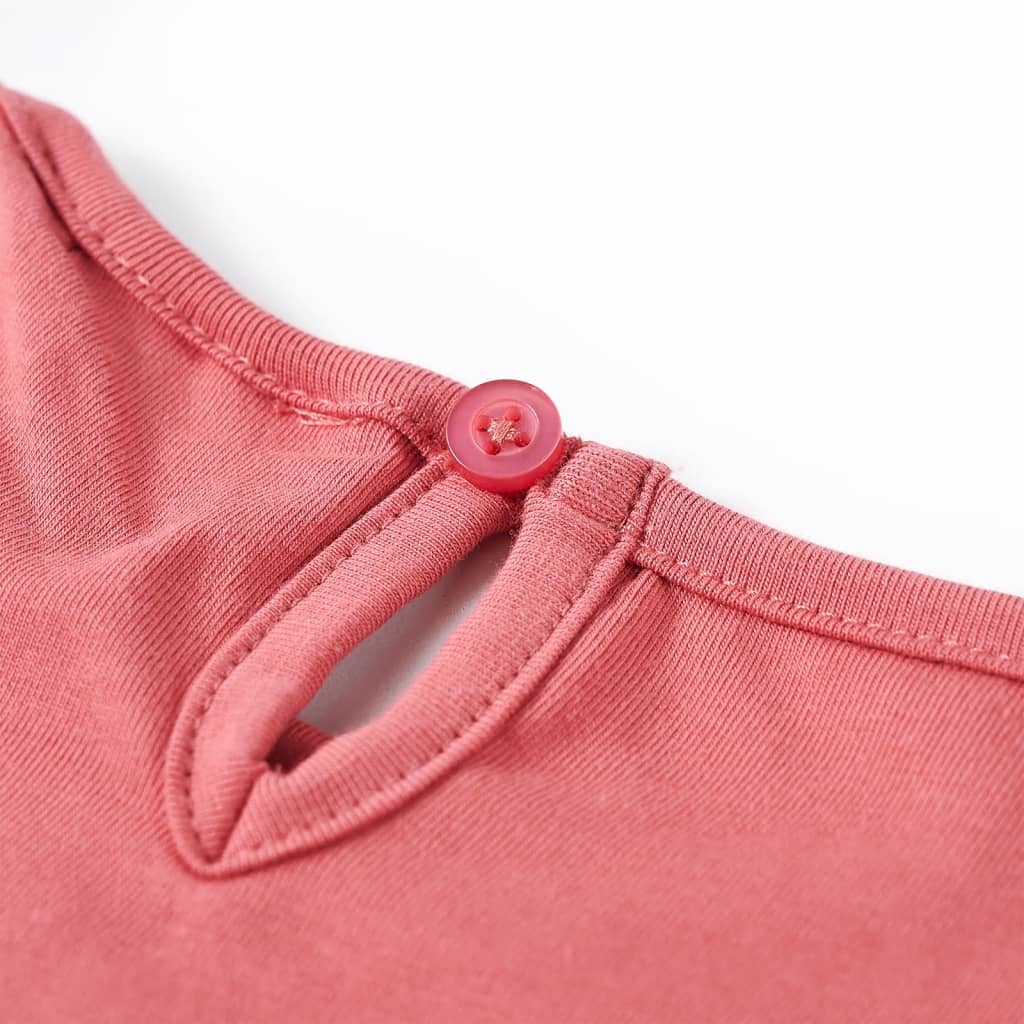 Kinder-Langarmshirt Dunkelorange 140