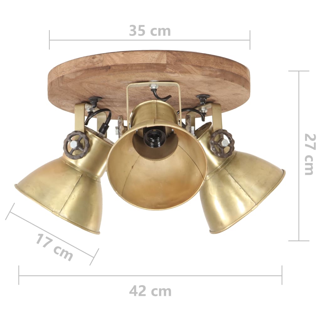 Wandlampe Industriestil Silbern 45x25 cm E27