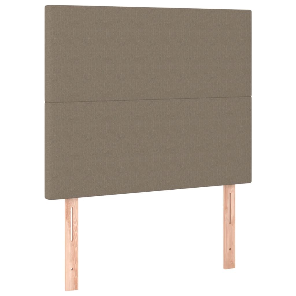 Kopfteil Hellgrau 80x5x118/128 cm Stoff