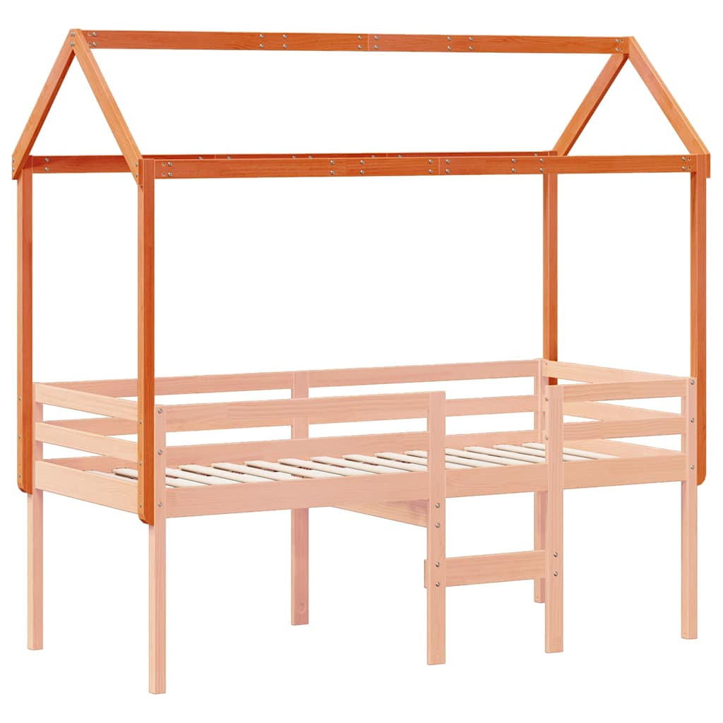 Dach für Kinderbett 217x95,5x159 cm Massivholz Kiefer
