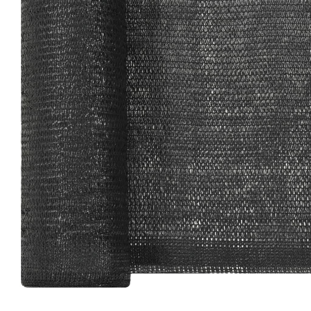 Sichtschutznetz HDPE 1x25 m Schwarz