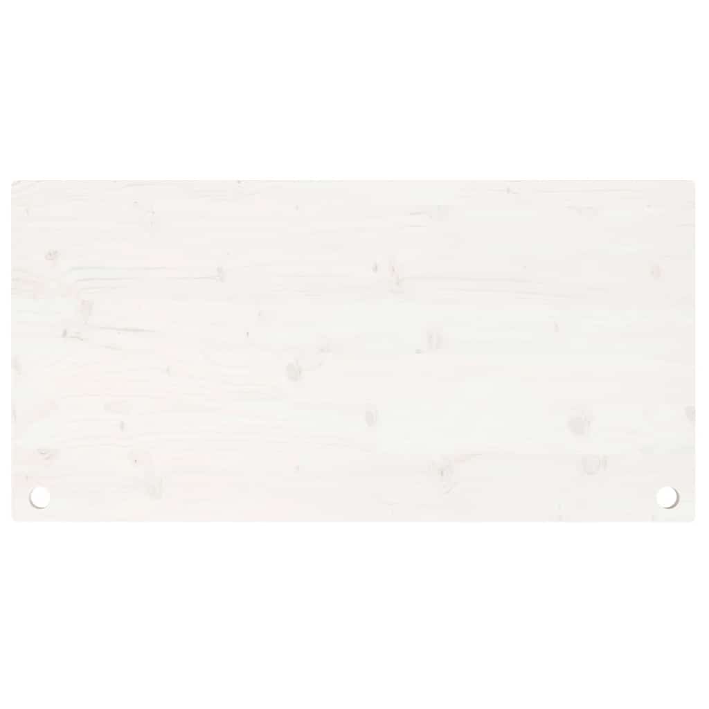 Schreibtischplatte 80x40x2,5 cm Massivholz Kiefer