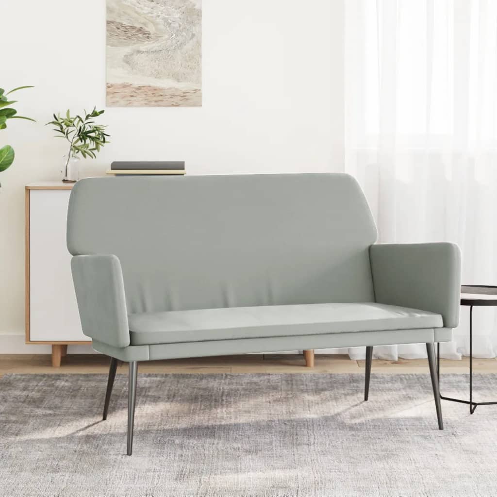 Sitzbank Dunkelgrün 108x79x79 cm Samt