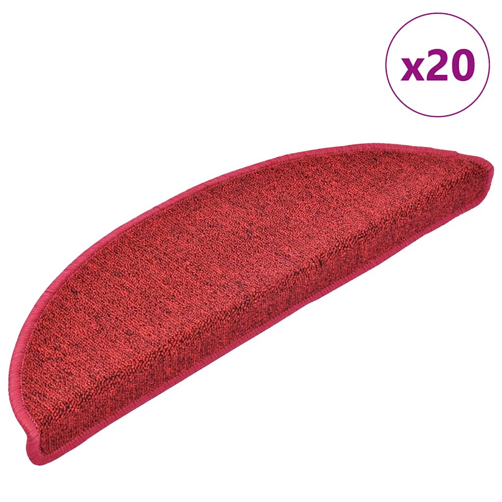 Stufenmatten 15 Stk. 56x17x3 cm Anthrazit Halbrund
