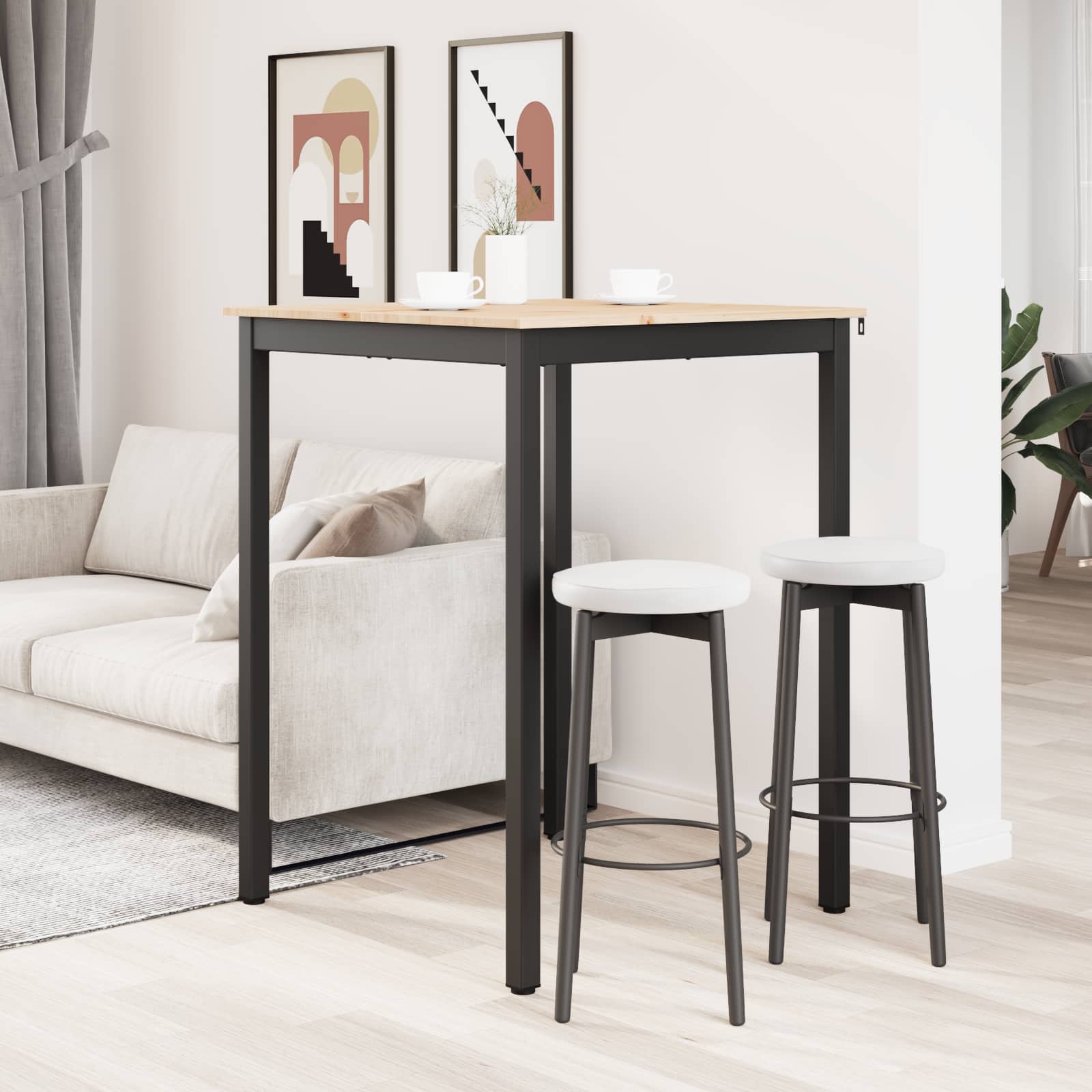Bartisch Natur 200 x 100 x 105 cm Massives Kiefernholz