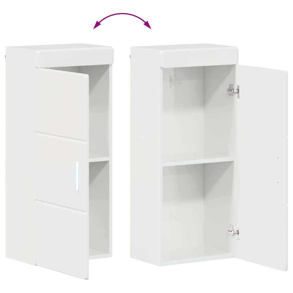 Badezimmermöbel-Set TULUM 2 pcs Weiß 60 x 34 x 63 cm