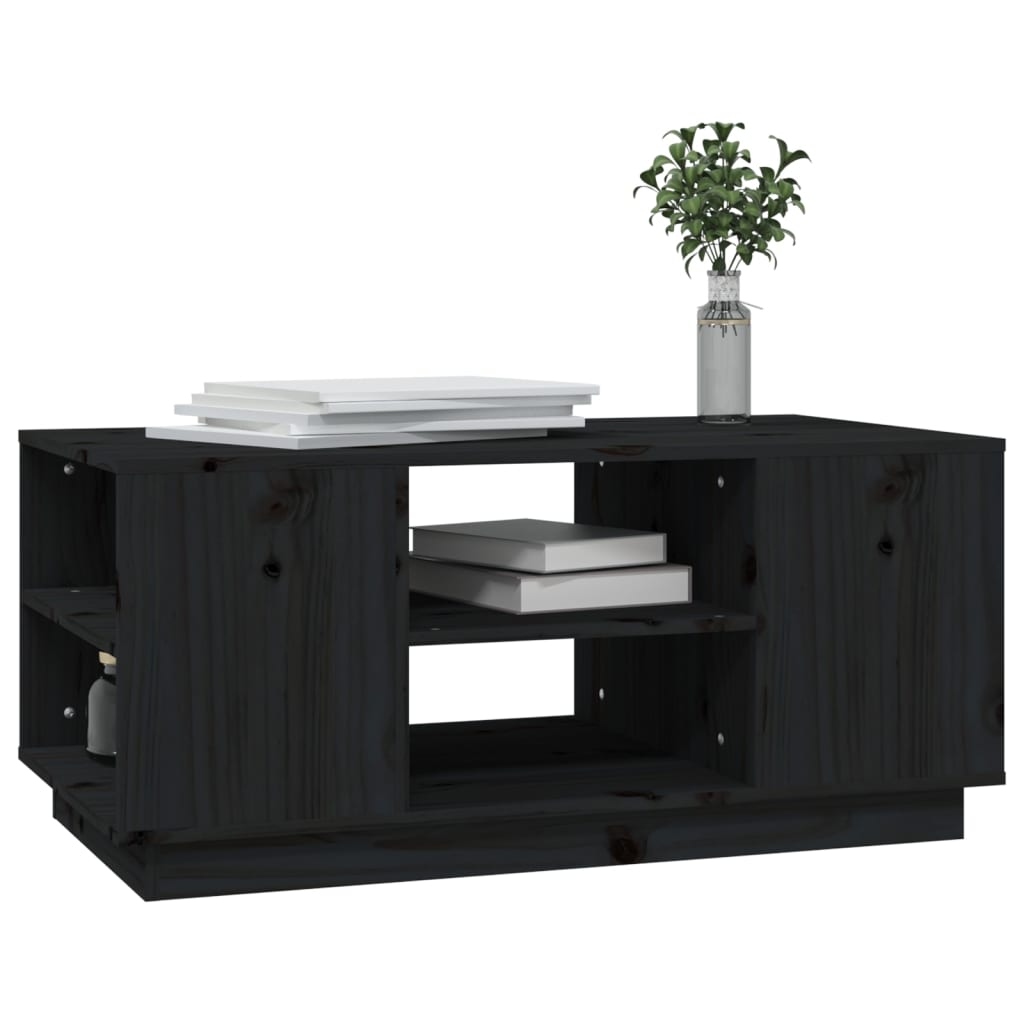 Couchtisch 90x49x40,5 cm Massivholz Kiefer