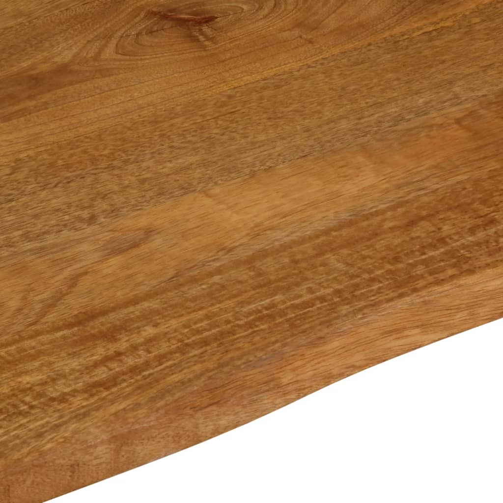 Tischplatte 40x40x2,5 cm Rechteckig Massivholz Akazie Baumkante