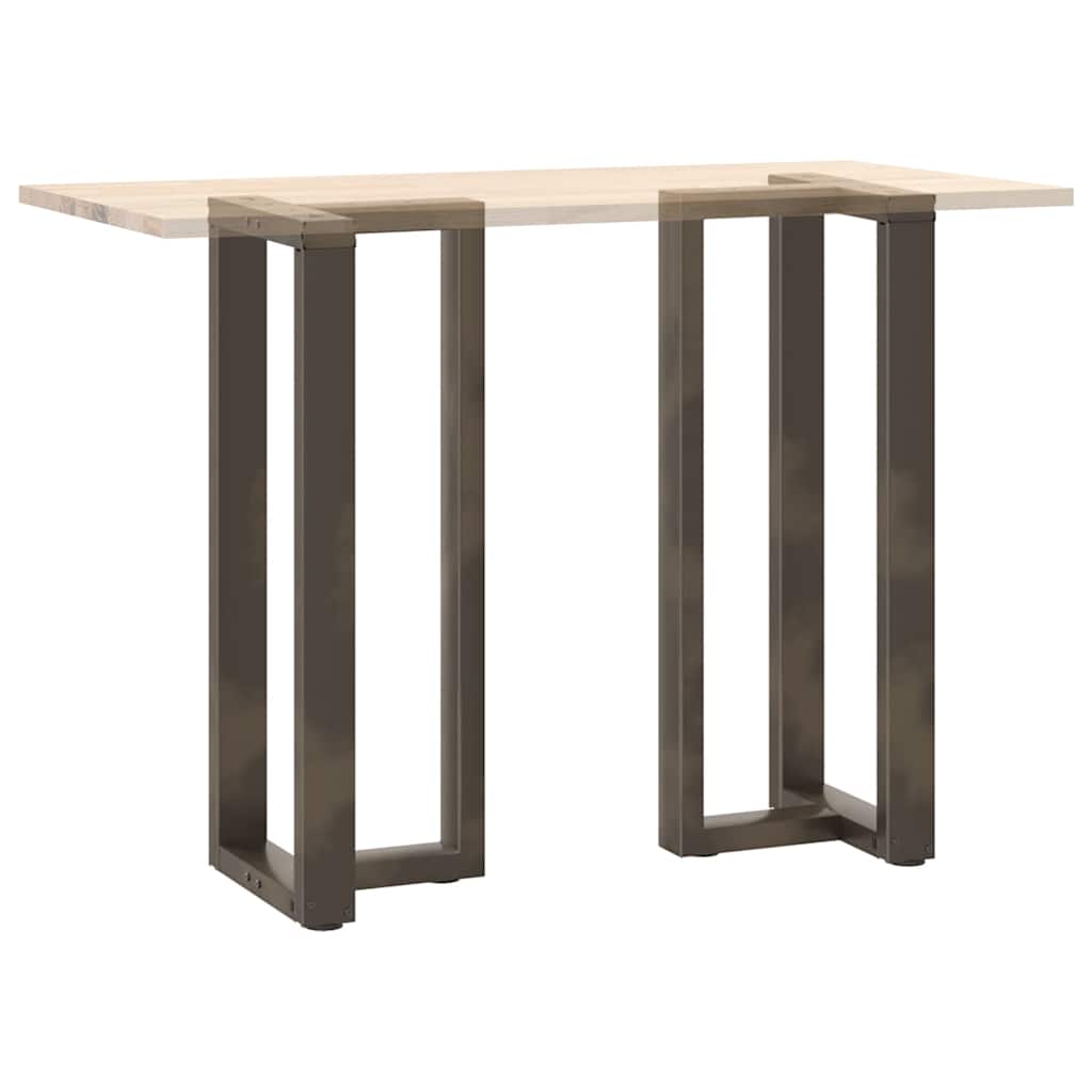 Couchtischbeine T-Form 2 Stk. Schwarz 30x25x(30-31) cm Stahl