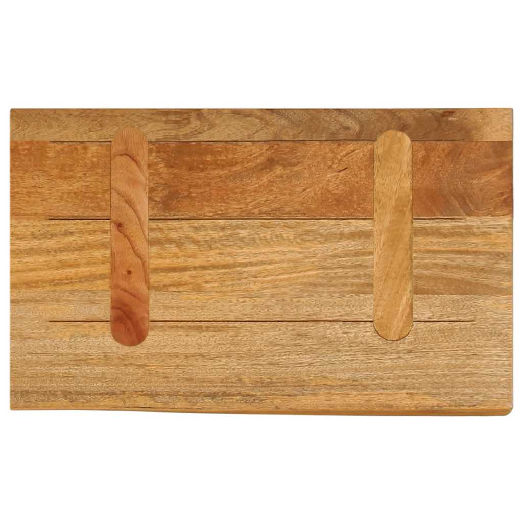 Wandregal 40x20x2,5 cm Rechteckig Massivholz Akazie Baumkante