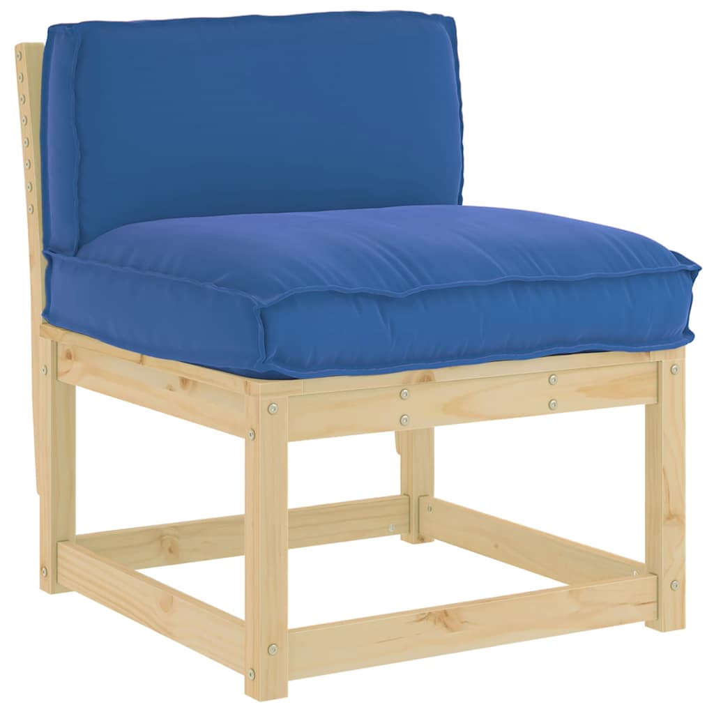 Kissen Anthrazit 80 x 40 x 12 cm Oxford-Stoff