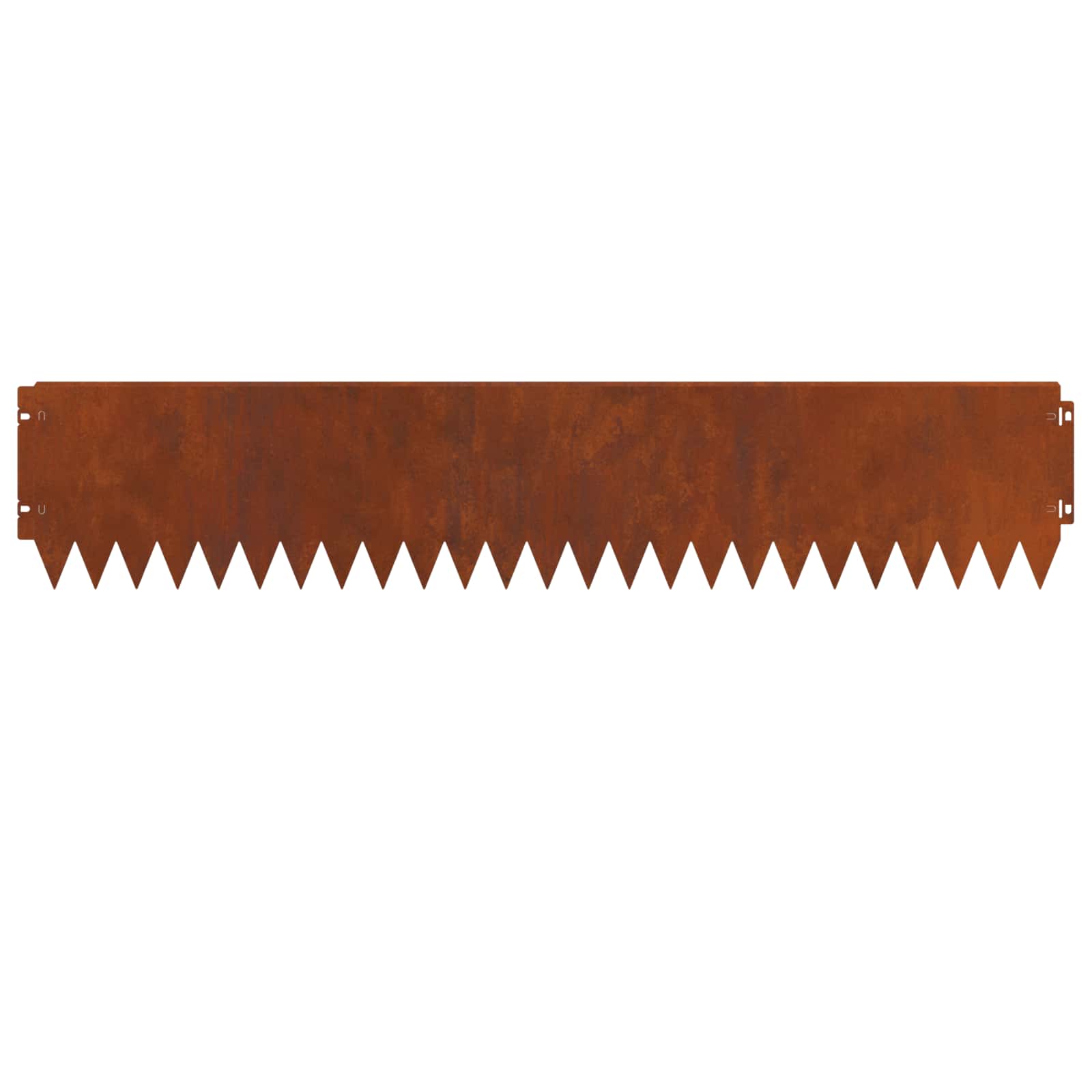 Raseneinfassung 10 pcs 103 x 10 cm Stahl Schwarz