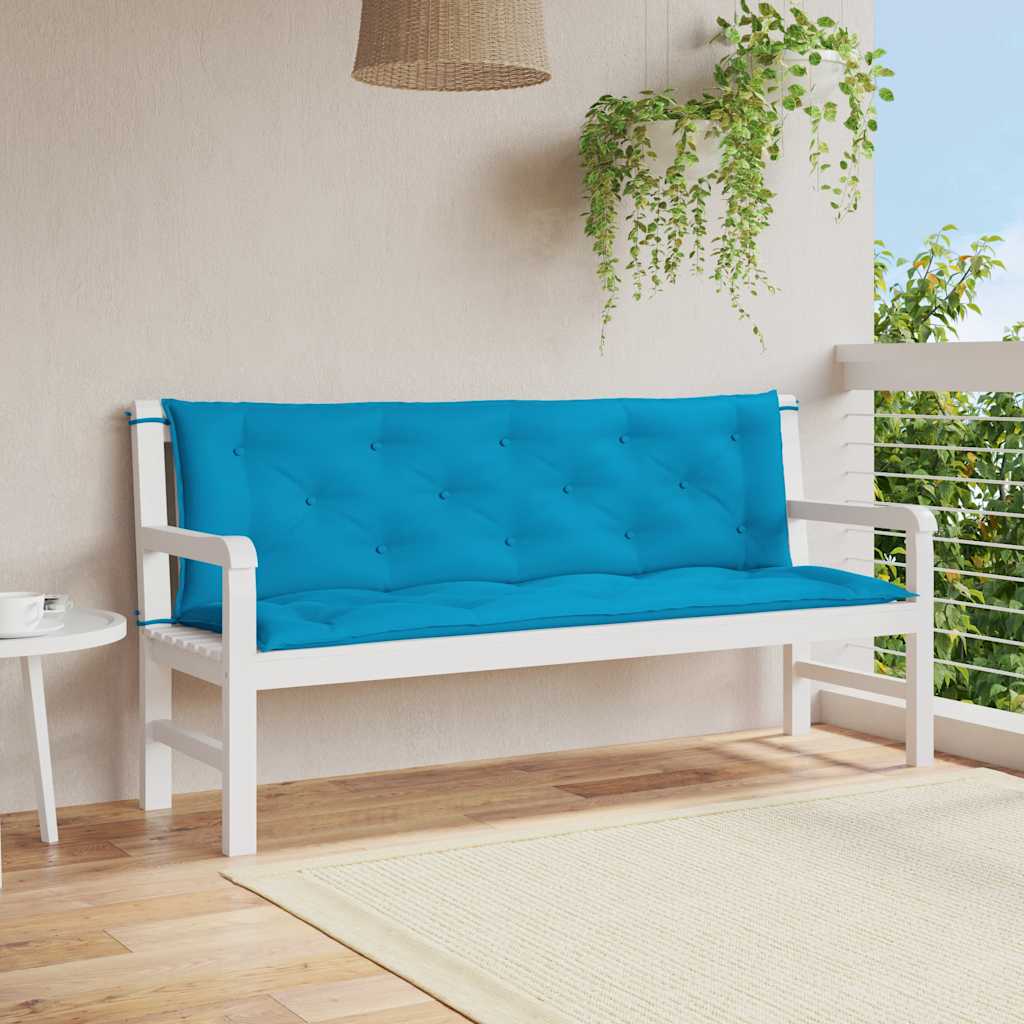 Gartenbank-Auflage Anthrazit 100x(50+50)x7 cm Oxford-Gewebe