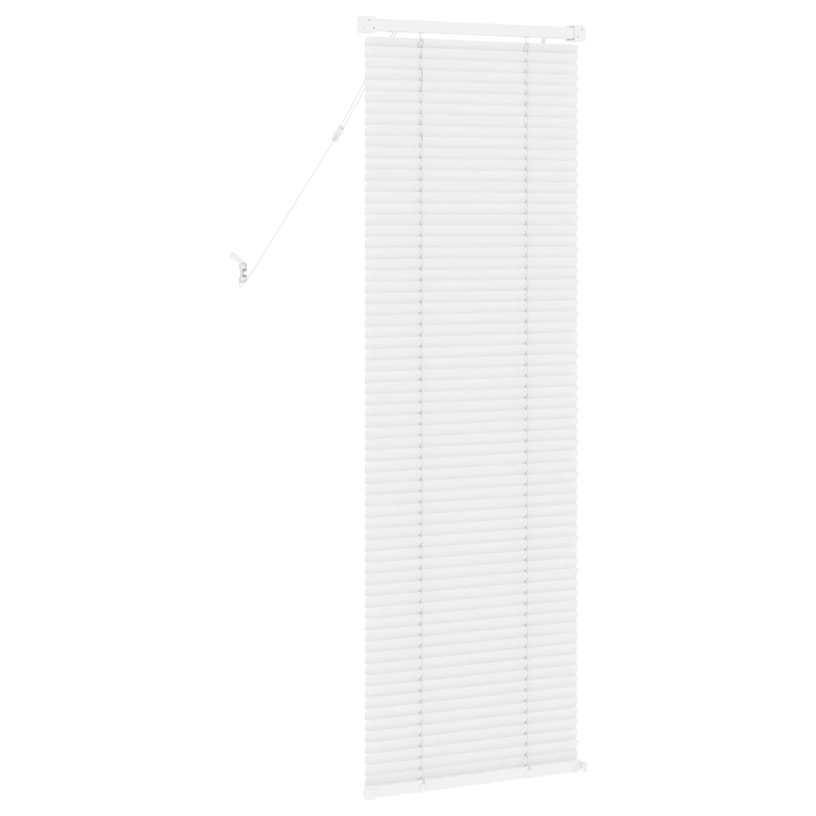 Jalousie Silber Grau 150 x 40 cm 25 mm PVC