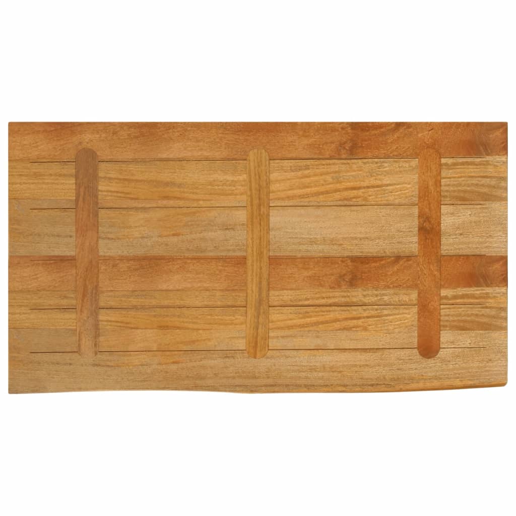 Wandregal 40x20x2,5 cm Rechteckig Massivholz Akazie Baumkante