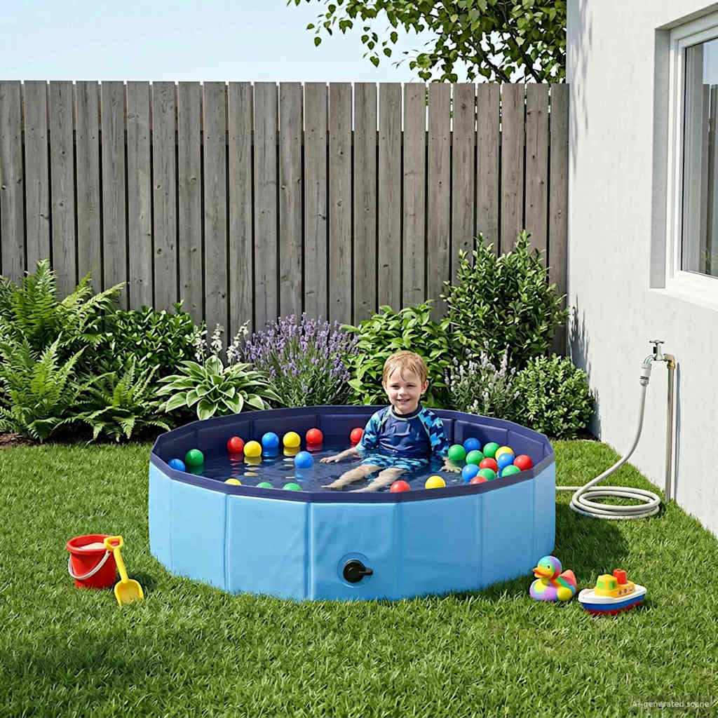 Kinder Schwimmbecken Rot Ø 80 x 20 cm