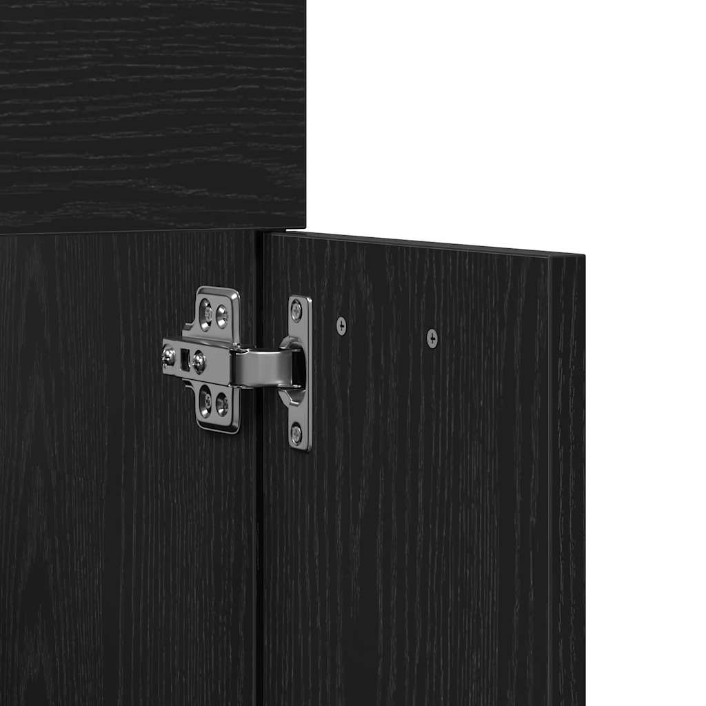 2-tlg. Badmöbel-Set Weiß Holzwerkstoff