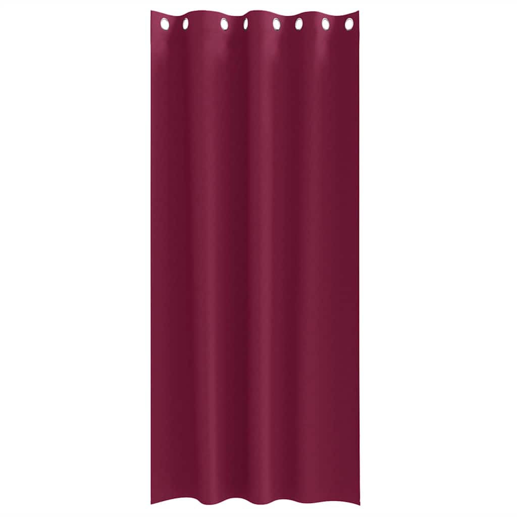 Verdunkelungs-Vorhänge mit Ringen 2 pcs Beige 140 x 140 cm
