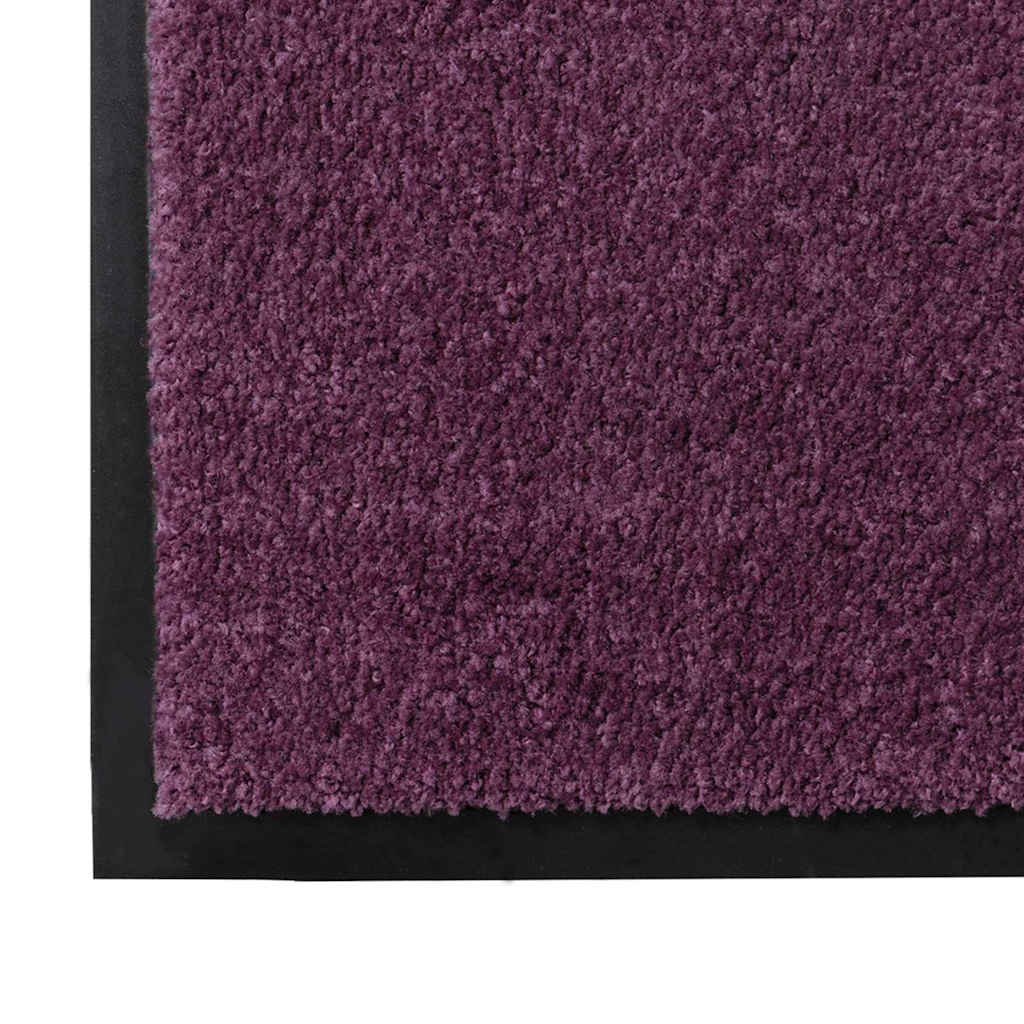 Fußmatte Anthrazit 60 x 40 x 1,2 cm Teddystoff