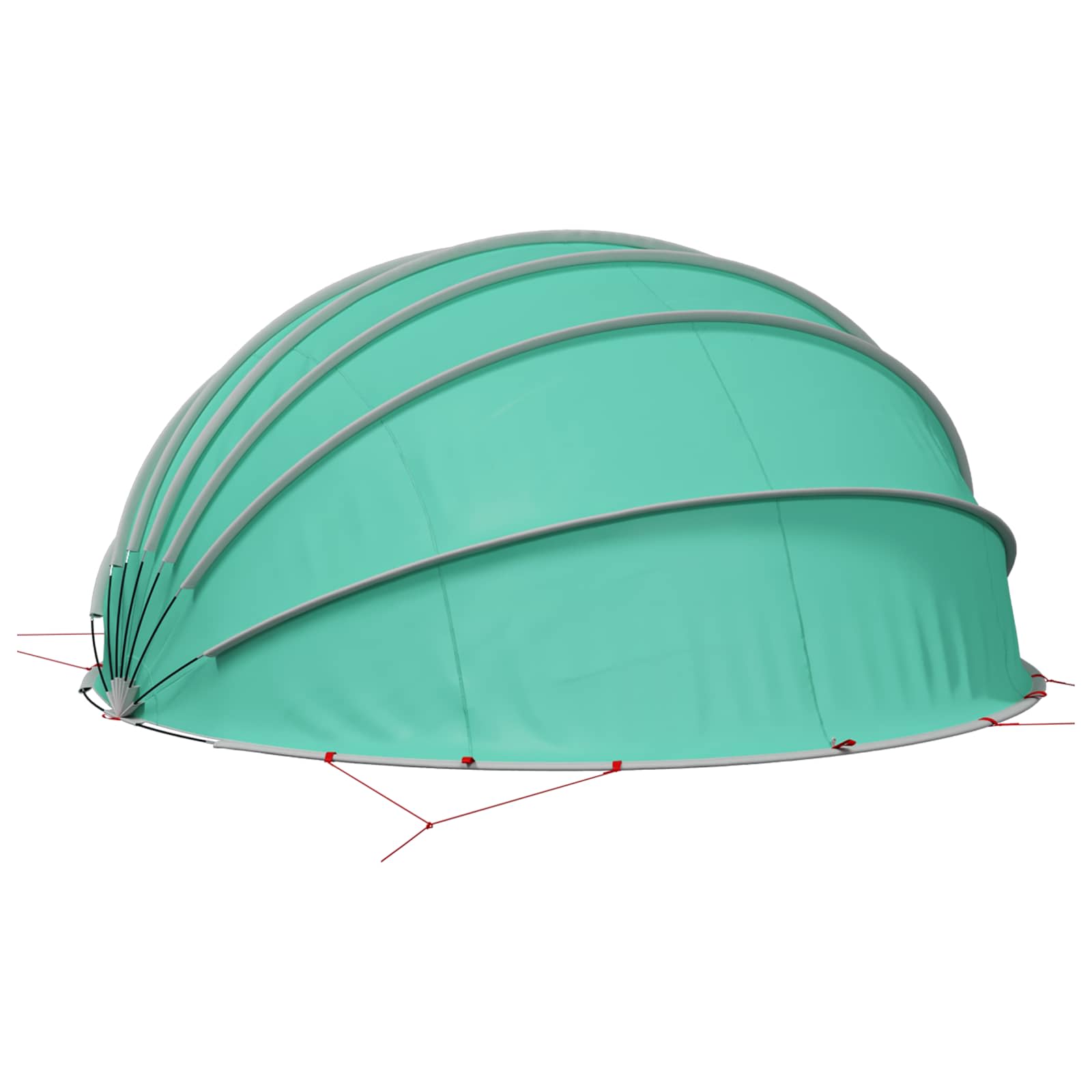 Pool-Dome 336 x 322 x 160 cm 185T Polyester mit PU-Beschichtung