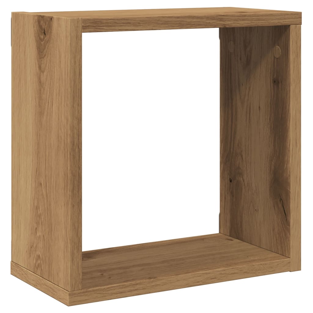 Würfelregale 2 Stk. Weiß 30x15x30 cm