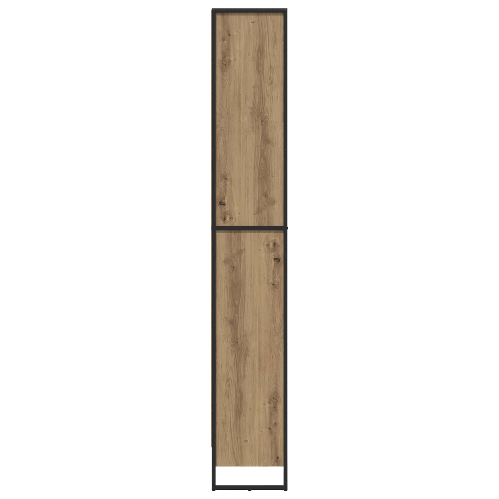 Bücherregal 2 pcs Schwarz Eichen-Optik 60 x 30 x 189,5 cm
