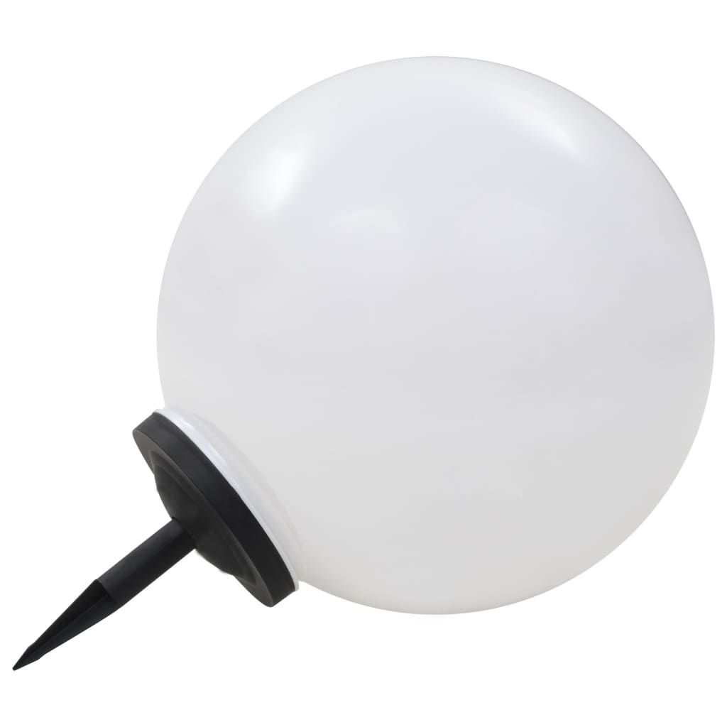Außen-Solarlampen 4 Stk. LED Kugel 30 cm RGB