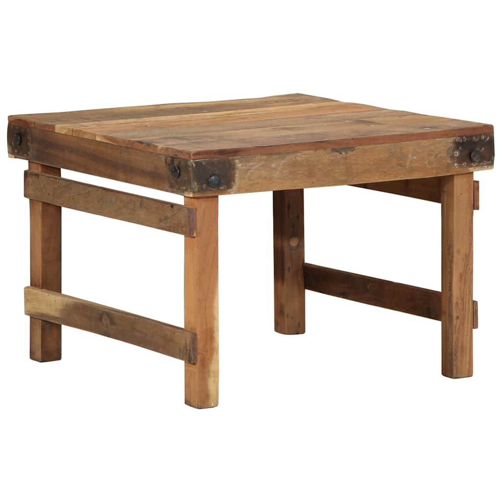 Couchtisch Braun 110 x 55 x 40 cm Massives upgecyceltes Holz