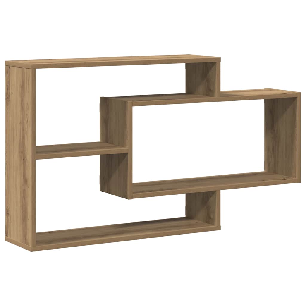 Wandregale Weiß 104x20x58,5 cm Holzwerkstoff