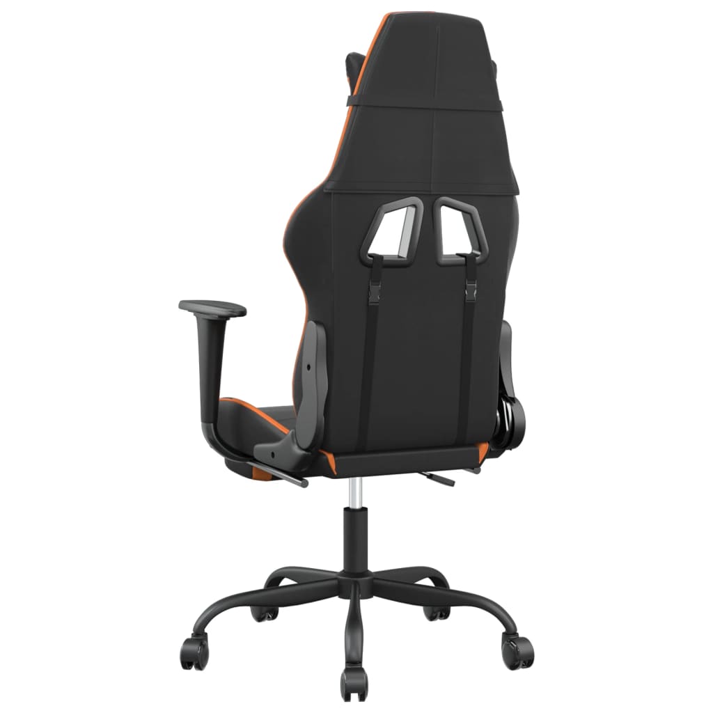 Gaming-Stuhl mit Massagefunktion Schwarz und Rot Kunstleder