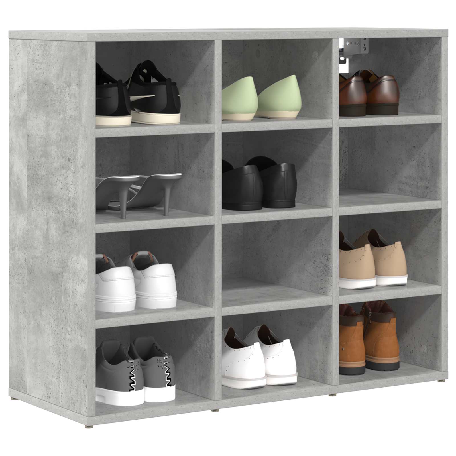 Schuhregale 2 Stk. Weiß 52,5x30x50 cm