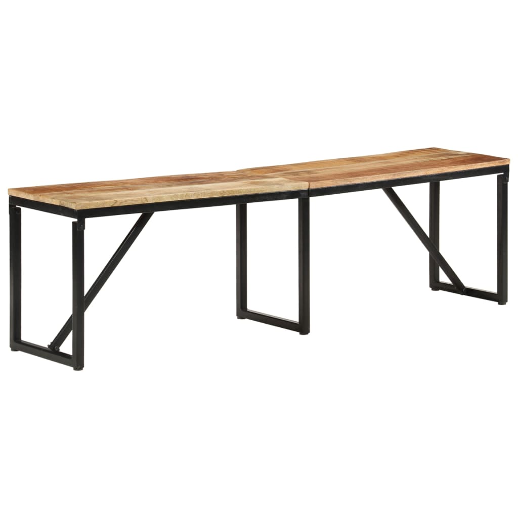 Sitzbank Massivholz 110x35x45 cm
