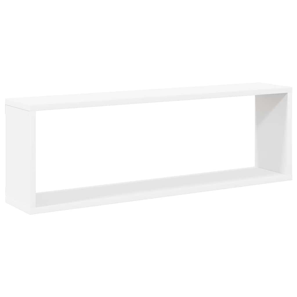 Würfelregale 2 Stk. Weiß 30x15x30 cm