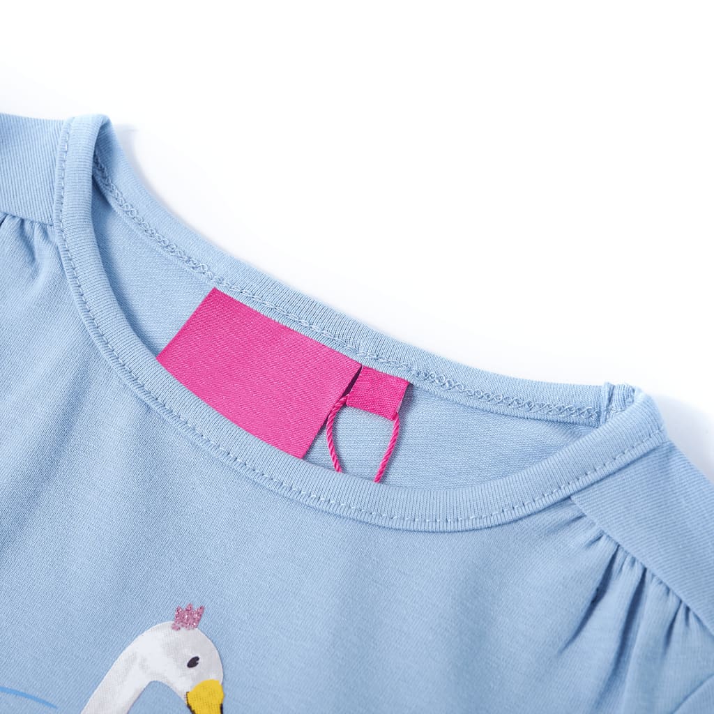 Kinder-Langarmshirt Marineblau 92