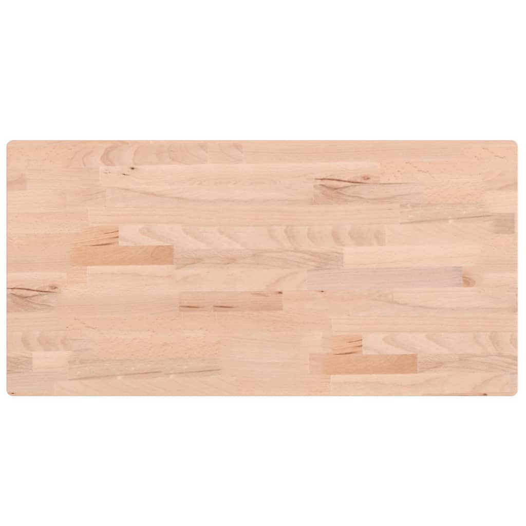 Tischplatte 80x40x1,5 cm Rechteckig Massivholz Buche