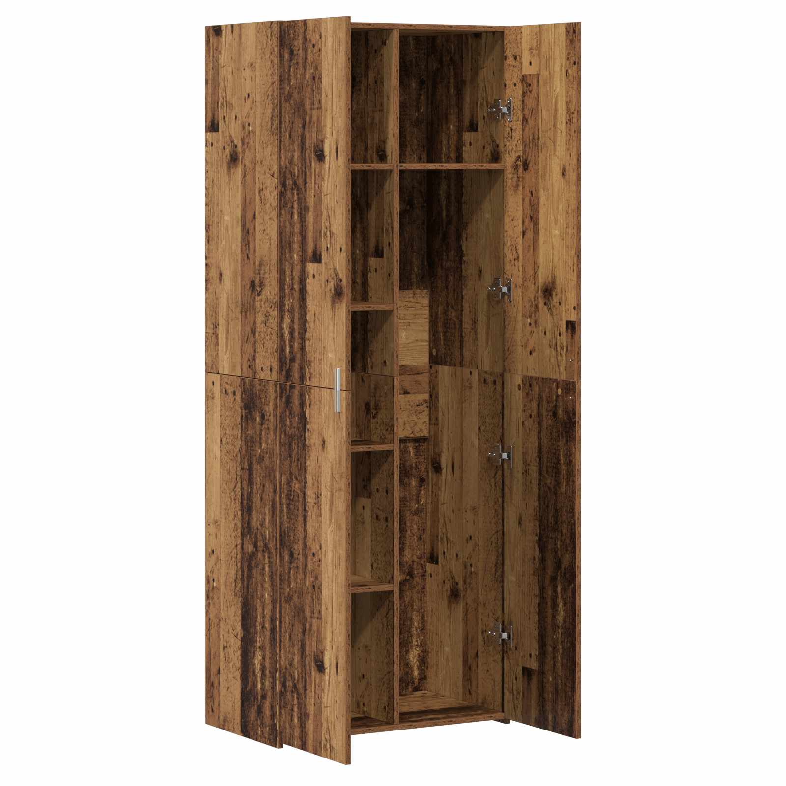 Highboard 2 pcs Artisan-Eiche 70 x 42,5 x 185 cm