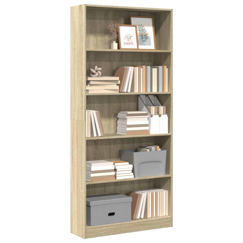 Bücherregal Weiß 40x24x75 cm Holzwerkstoff
