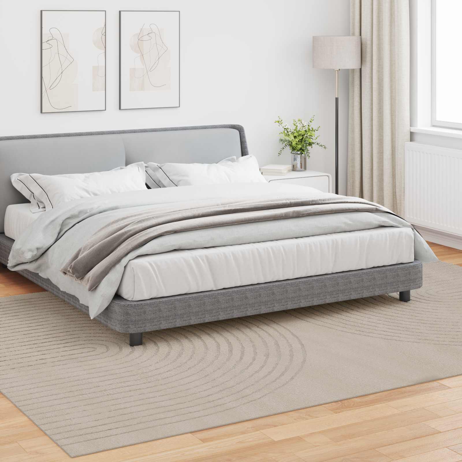 Bereichsteppiche Rechtwinklig GALATI Creme 150 x 80 cm