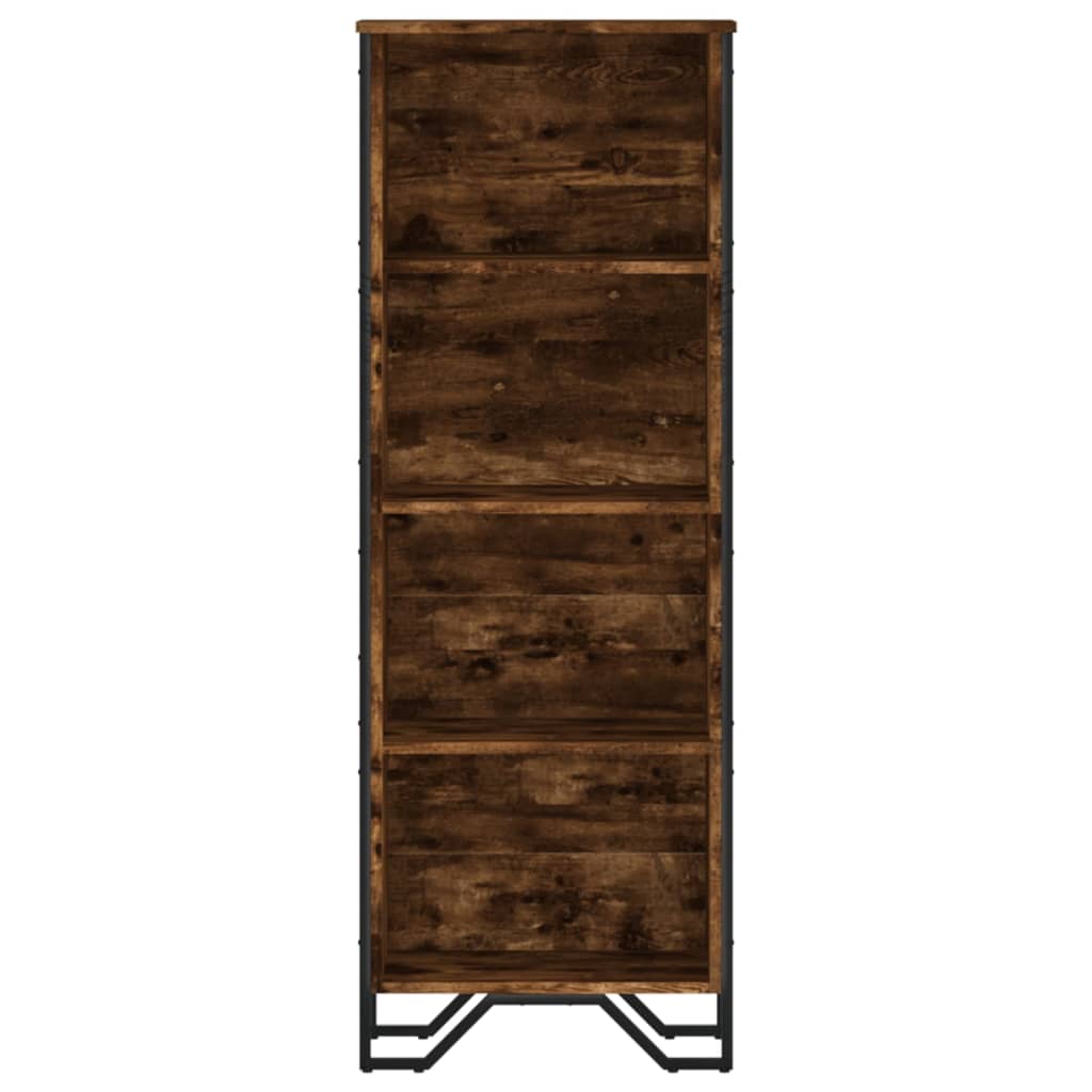 Bücherregal Schwarz 80x31x169 cm Holzwerkstoff