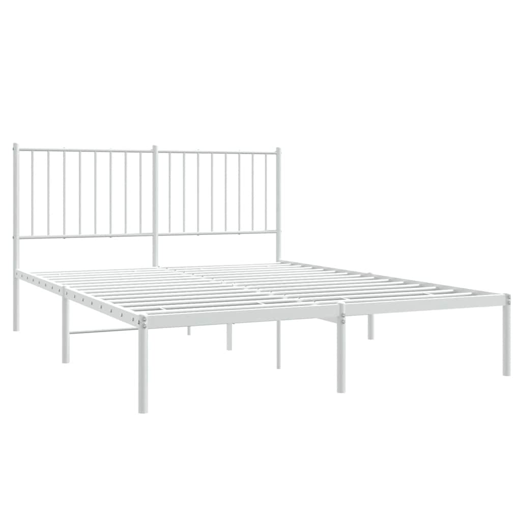 Bettgestell Metall Schwarz 75x190 cm
