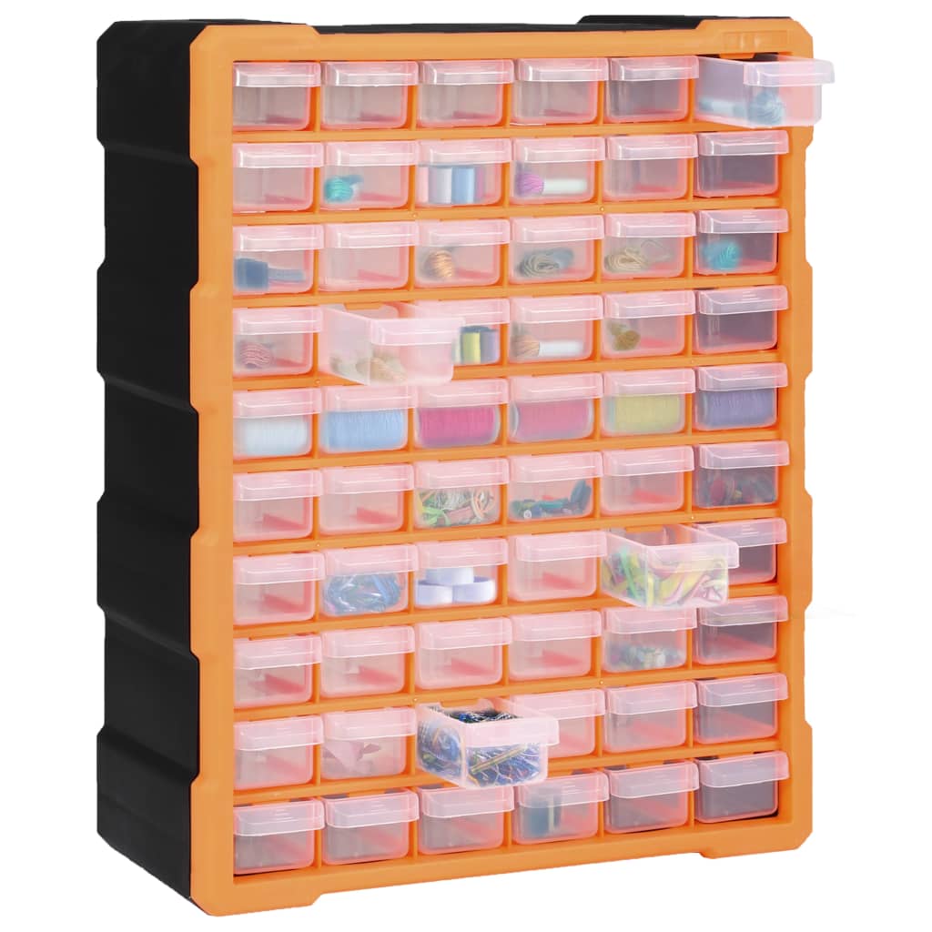 Multi-Schubladen-Organizer mit 64 Schubladen 52x16x37,5 cm