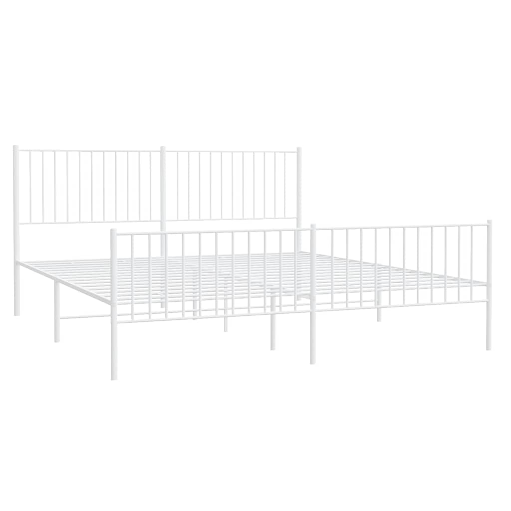 Bettgestell Metall Schwarz 75x190 cm