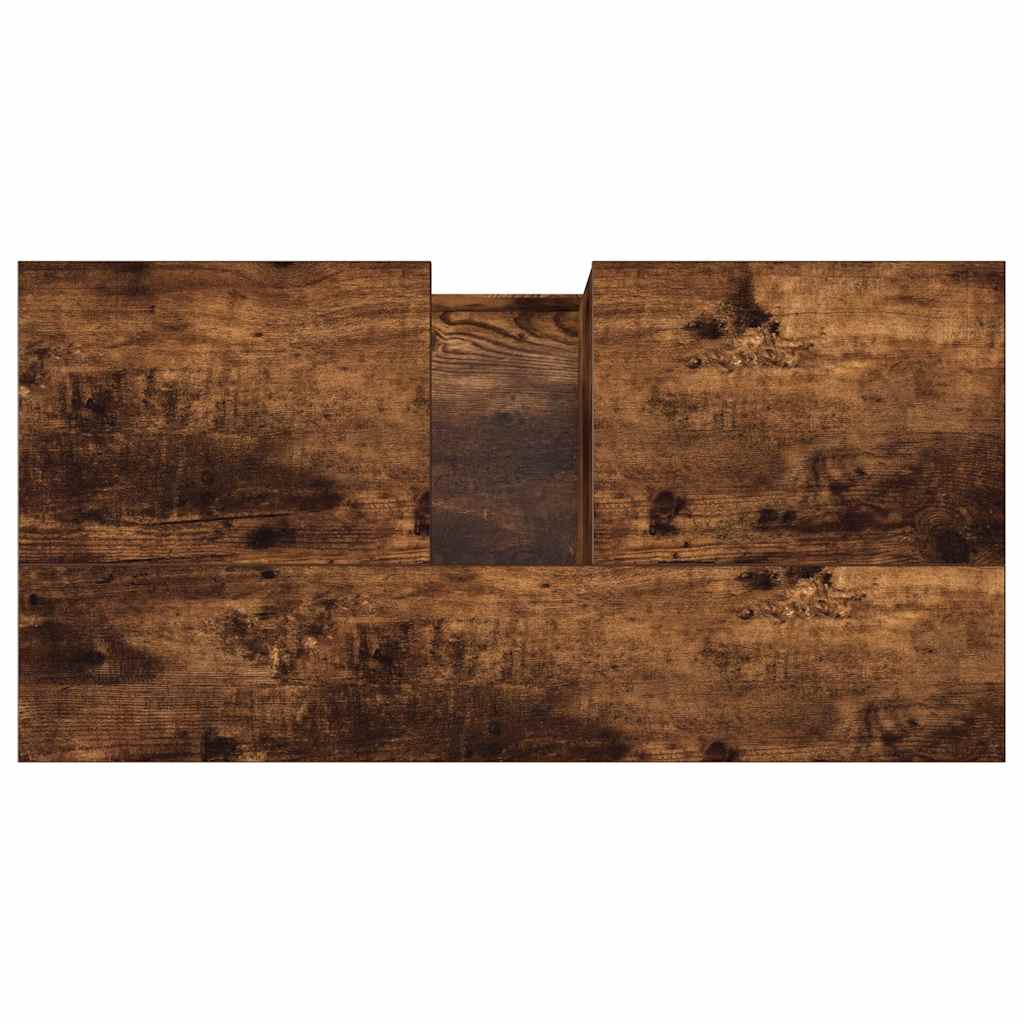 Badschrank Weiß 65x33x60 cm Holzwerkstoff