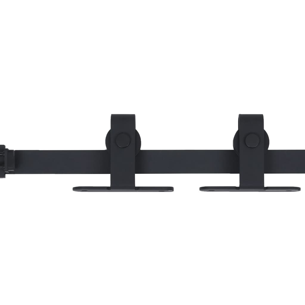 Schiebetürbeschlag Set für Schranktüren 91 cm Karbonstahl